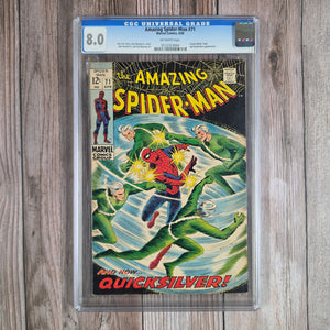 Amazing Spider-Man #71 CGC 8.0 Scarlet Witch, Toad, and Quicksilver appearance (cert 3004)*