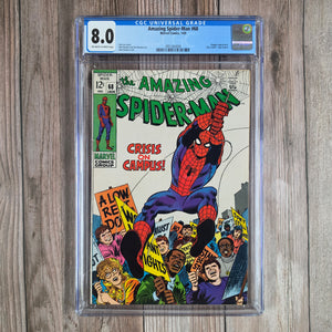 Amazing Spider-Man #68 CGC 8.0 Introduction of the Tablet of Life and Time (cert 3004)