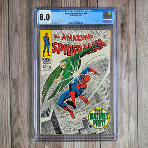 Amazing Spider-Man #64 CGC 8.0 WP Vulture appearance (cert 6007)
