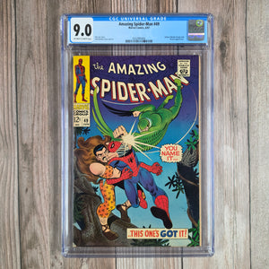 Amazing Spider-Man #49 CGC 9.0 Vulture (Blackie Drago) and Kraven appearance (cert 5004)*