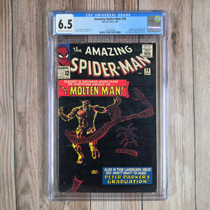 Amazing Spider-Man #28 CGC 6.5 1st appearance and origin of Molten Man (cert 2008)