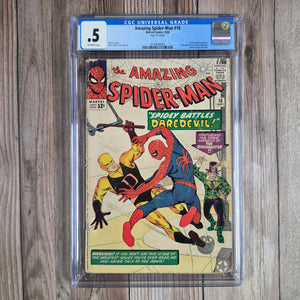 Amazing Spider-Man #16 CGC .5 First meeting of Spider-Man and Daredevil (cert 6003)