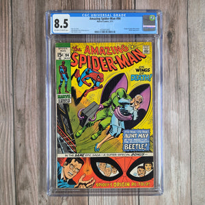 Amazing Spider-Man #94 CGC 8.5 Origin of Spider-Man retold, Beetle appearance (cert 2003)