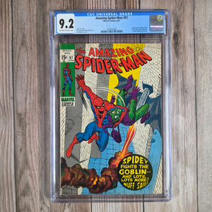 Amazing Spider-Man #97 CGC 9.2 Drug addiction plot (cert 2002)