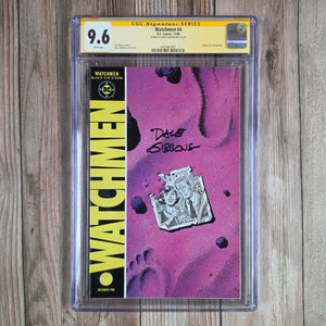 Watchmen #4 CGC 9.6 WP SS Dave Gibbons, Origin of Dr. Manhattan (cert 3002)