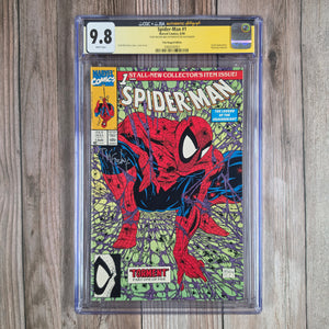 Spider-Man #1 CGC 9.8 WP SS Todd McFarlane, Premiere issue of the fourth ongoing Spider-Man series (cert 0003)