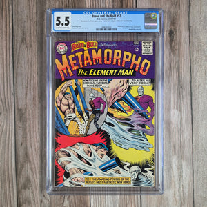 Brave and the Bold #57 CGC 5.5 1st appearance and origin of Metamorpho (cert 7002)