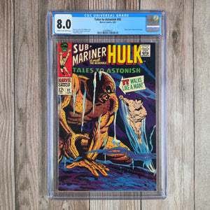 Tales to Astonish #92 CGC 8.0 Silver Surfer cameo on last page (cert 8021)