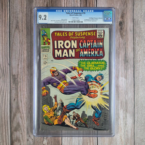 Tales of Suspense #76 CGC 9.2 WP 1st cameo appearance of Ultimo, an alien robot programmed to destroy (cert2006)