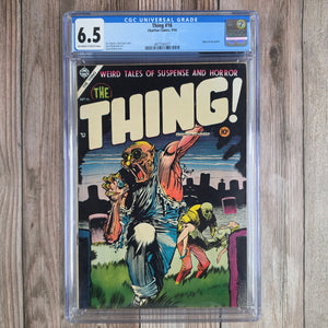 Thing #16 CGC 6.5 Pre-code horror Injury-to-Eye panel (cert 1021)