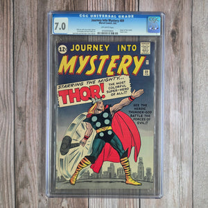 Journey Into Mystery #89 CGC 7.0 Iconic cover art by Jack Kirby (cert 9004)