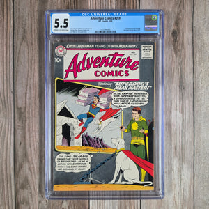 Adventure Comics #269 CGC 5.5 1st appearance of Aqualad, later becomes Tempest (cert 8005)