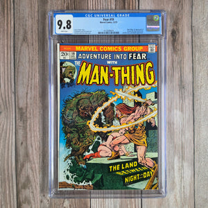 Fear #19 CGC 9.8 WP 1st appearance of Howard the Duck (cert 8004)