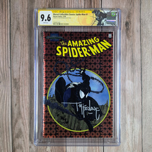 Marvel Collectible Classics: Spider-Man #1 CGC 9.6 WP SS Todd McFarlane Amazing Spider-Man #300 reprint (cert 1001)