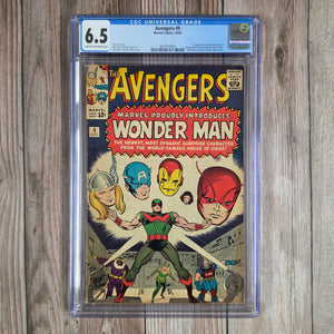 Avengers #9 CGC 6.5 1st appearance and death of Wonder Man, later resurrected (cert 9002)