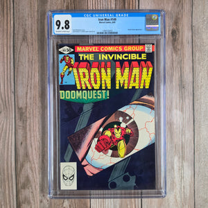 Iron Man #149 CGC 9.8 'Doomquest' part one - a two-issue series that established Doctor Doom as a major foe of Iron Man and also one who has many formidable similarities to Tony Stark (cert 2019)