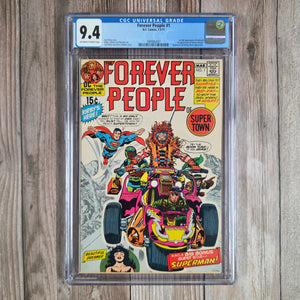 Forever People #1 CGC 9.4 1st full appearance of Darkseid (cert 3001)