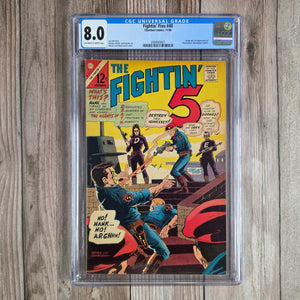 Fightin' Five #40 CGC 8.0 1st appearance and origin of Peacemaker (cert 9001)*