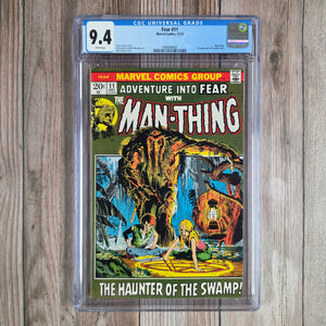 Fear #11 CGC 9.4 WP 1st appearance of Jennifer Kale, a sorceress well-versed in the magical arts (cert 4001)