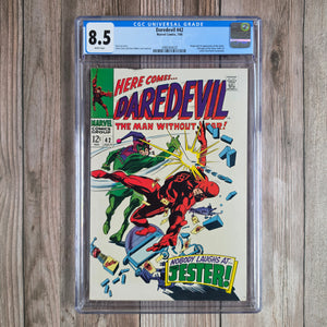 Daredevil #42 CGC 8.5 WP 1st appearance and origin of Jester (cert 4020)