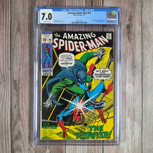 Amazing Spider-Man #93 CGC 7.0 1st appearance of Arthur Stacy (cert 2005)