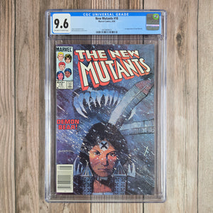 New Mutants #18 CGC 9.6 News Stand 1st cameo appearance of Warlock, a techno-organic extraterrestrial (cert 9012)