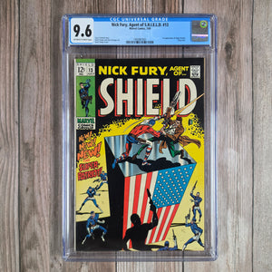 Nick Fury, Agent of S.H.I.E.L.D. #13 CGC 9.6 1st appearance and death of Super Patriot (cert 7001)