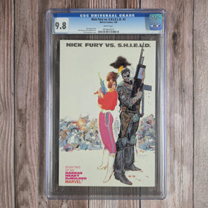 Nick Fury vs. S.H.I.E.L.D. #2 CGC 9.8 WP Bob Harras story (cert 2015)