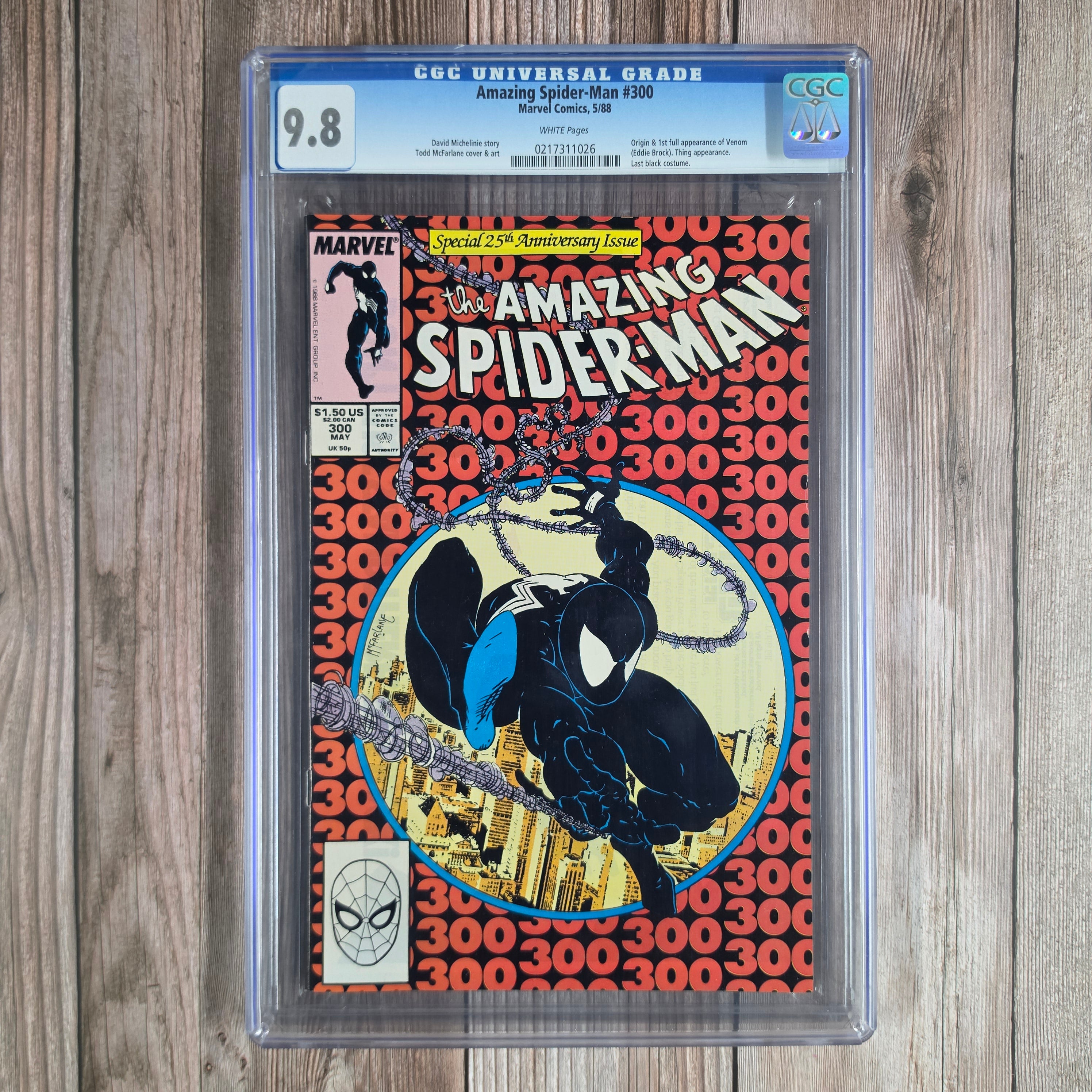 Amazing Spider-Man #300 CGC 9.8 WP 1st full appearance of Venom