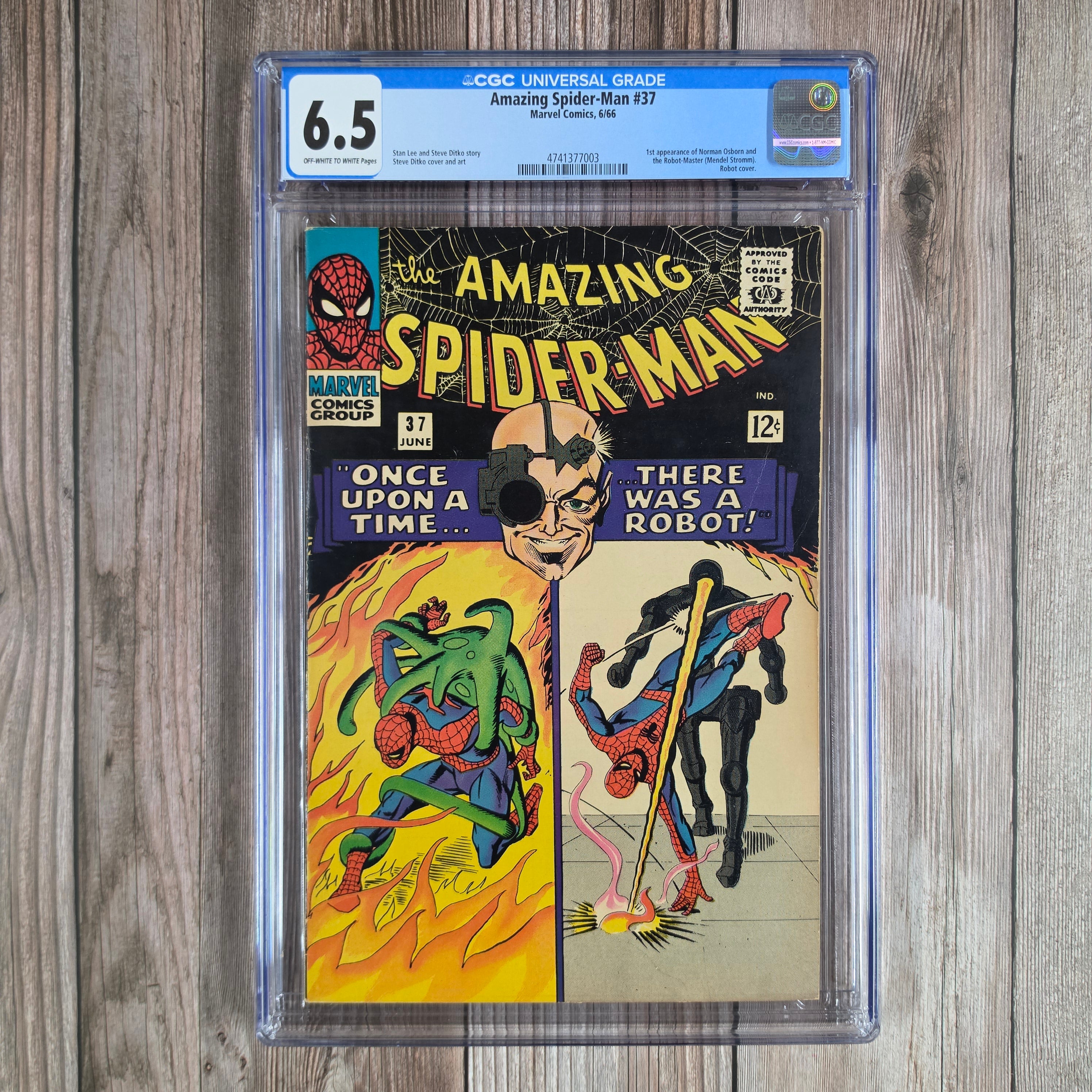 Amazing Spider-Man #37 CGC 6.5 1st full appearance of Norman