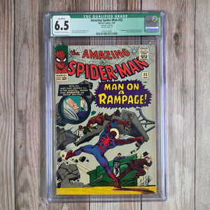 Amazing Spider-Man #32 CGC 6.5 1/4th page 9 missing. universal grade 3.0 (cert 7002)