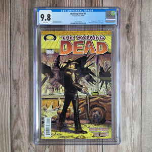 Walking Dead #1 CGC 9.8 Premiere issue of an ongoing series about survivors of a zombie outbreak from writer Robert Kirkman (cert 0004)
