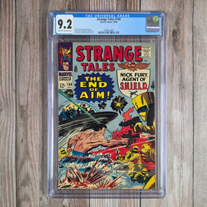 Strange Tales #149 CGC 9.2 Cover art by Jack Kirby and Mike Esposito (Cert 4008)