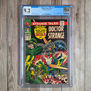 Strange Tales #155 CGC 9.2 Cover art by Jim Steranko, President Lyndon B. Johnson Cameo (Cert 0003)