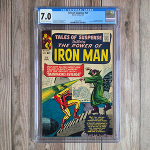 Tales of Suspense #54 CGC 7.0 2nd Appearance of the Mandarin (Cert 7001)
