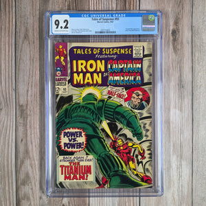 Tales of Suspense #93 CGC 9.2 1st cameo appearance of M.O.D.O.K., voice only and mentioned by name (Cert 8002)