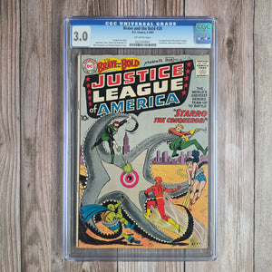 Brave and the Bold #28 CGC 3.0 1st Appearance of the Justice League of America, Starro, and Snapper Carr (Cert 3001)