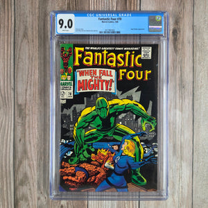 Fantastic Four #70 CGC 9.0 WP Cover art by Jack Kirby (Cert 1002)