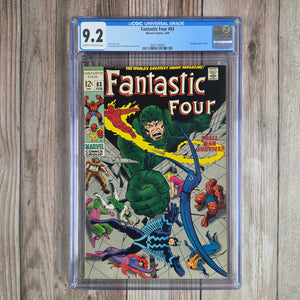 Fantastic Four #83 CGC 9.2 Cover art by Jack Kirby, 2nd appearance of Franklin Richards, as an infant (Cert 6004)