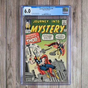Journey Into Mystery #95 CGC 6.0 CLASSIC Cover art by Jack Kirby (Cert 1003)