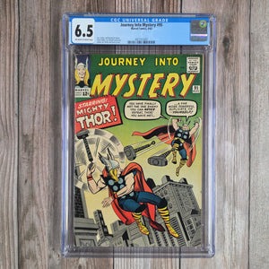 Journey Into Mystery #95 CGC 6.5 CLASSIC Cover art by Jack Kirby (Cert 5007)
