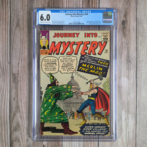Journey Into Mystery #96 CGC 6.0 1st appearance of Mad Merlin, President John F. Kennedy appearance (Cert 5008)