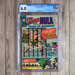 Tales to Astonish #70 CGC 6.0 Cover art by Jack Kirby and Mike Esposito 1st appearance of King Neptune and his trident (Cert 5003)