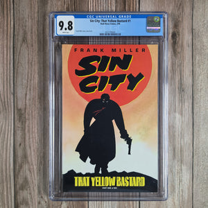 Sin City: That Yellow Bastard #1 CGC 9.8 WP Cover art by Frank Miller (Cert 5004)