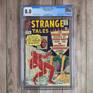 Strange Tales #115 CGC 8.0 Origin of Doctor Strange, Origin of Baron Mordo, 2nd Appearance of Sandman Cover art by Jack Kirby and Steve Ditko (Cert 4001)