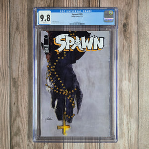 Spawn #209 CGC 9.8 WP Cover art by Szymon Kudranski, LOW PRINT RUN (Cert 6025)