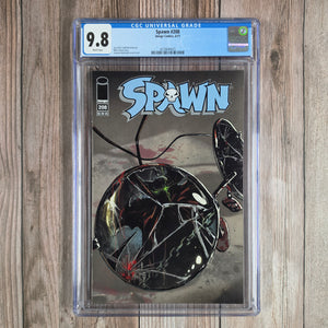 Spawn #208 CGC 9.8 WP Cover art by Szymon Kudranski, LOW PRINT RUN(Cert 4025)