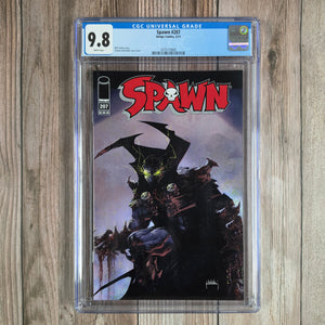 Spawn #207 CGC 9.8 WP Cover art by Szymon Kudranski, LOW PRINT RUN (Cert 0005)