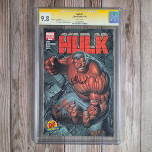 Hulk #1 CGC 9.8 WP SS Signed by Ed McGuinness, Dynamic Forces Edition Variant Cover art by Dale Keown Limited to 4200 Copies, 1st appearance of Red Hulk [Thaddeus "Thunderbolt" Ross] (Cert 2015)