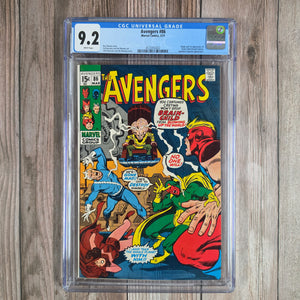 Avengers #86 CGC 9.2 WP 2nd team appearance of Squadron Supreme  (Cert 5022)